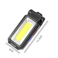 thumbnail image 4 of Magnetic Work Light - Led Flashlight with Magnet Base, Folding Inspection Work Light with Battery Level Display, Portable Flashlight for Car Repair, Camping, Workshop, Handheld Tool Black Size:S, 4 of 4