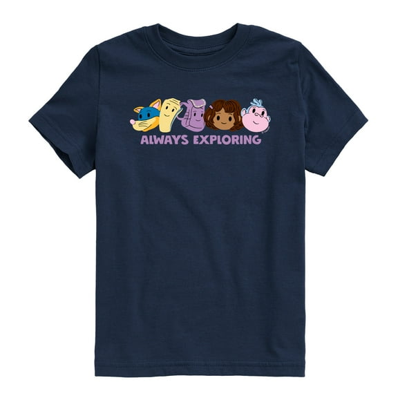 Dora The Explorer - Always Exploring - Toddler And Youth Short Sleeve Graphic T-Shirt