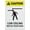 Warning Sign 1, variant on Caution Low Ceiling Watch Your Head Yellow Metal Sign 8"x12" Rust Free Aluminum - UV Ink Printing Durable Weatherproof, Outdoor Decor for Home