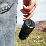 TUSHY Travel Bidet, Collapsible and Discreet for Outdoors & Travel, Jet Black