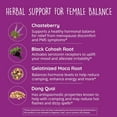 thumbnail image 2 of Happy Healthy Hippie Go With The Flow Hormone Balance Supplement for PMS Support, 60 Capsules, 2 of 6