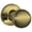 Antique Brass, variant on Dexter by Schlage J170CNA716 Corona Decorative Inactive Trim Knob, Aged Bronze