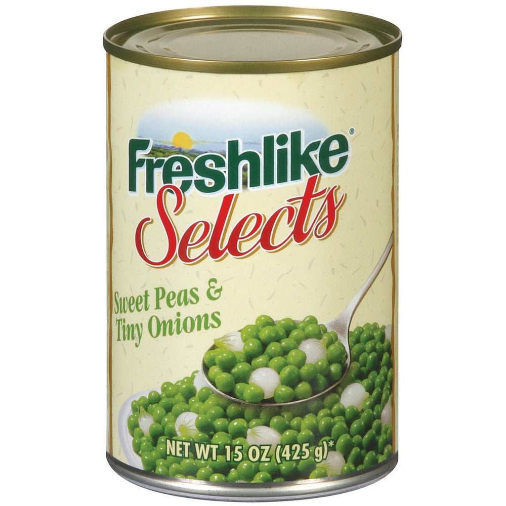 Freshlike Selects Sweet & Onions Tiny Peas, 15 Oz
