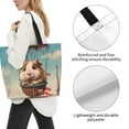 thumbnail image 2 of Yiaed Hot Air Balloon Guinea Pig Print Handbag for Women Tote Purse Shoulder Bag Large Fashion Hobo Purse Handbag Shopping Tote, 2 of 5