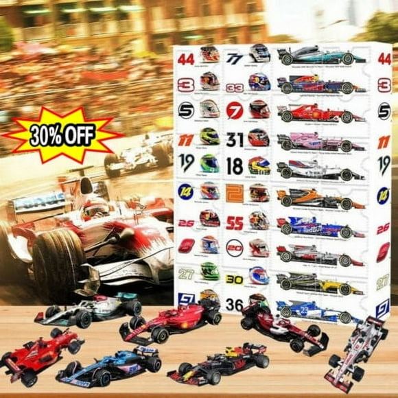 Calendrier de l'Avent F1 2024 - Calendrier de l'Avent de Noël - Celui avec 24 Petites Portes - Neuf