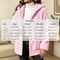 thumbnail image 4 of Liuinsasek Womens Loose Fuzzy Outerwear Solid Color Fashionable Hooded Warm Long-Sleeved Fleece Fluffy Jacket with Pockets for Winter, 4 of 9