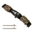thumbnail image 2 of Correa De Reloj Paracord, Pulsera De Paracord Para Acampar Cortador De Cuerda De Moda Arrancador De Fuego 6 En 1 Para Escalada Para Senderismo, 2 of 7
