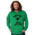 thumbnail image 4 of Handstand Posse Lets Play Gymnastics Men's Big & Tall Graphic Hoodie Brisco Brands 4X, 4 of 4
