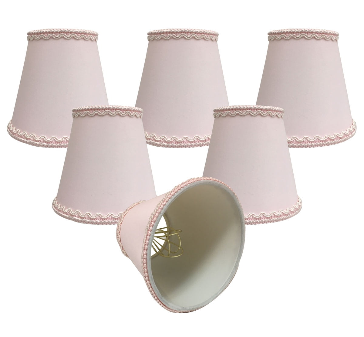 Royal Designs, Inc. Empire Chandelier Lamp Shade with Decorative Trim