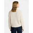 thumbnail image 3 of No Boundaries Cable Knit Sweater, Midweight, Women's, 3 of 5