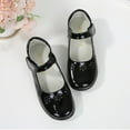 thumbnail image 6 of Miluxas Girls Mary Jane Flats School Uniform Shoes Strap Dress Shoes (Toddler/Little Kid/Big Kid) Black 12 Years, 6 of 7