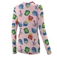 thumbnail image 5 of Inside Out Women's Sunscreen Shirt Long Sleeve Workout Tops Crewneck Soft Comfy Tees Casual T-Shirt XL, 5 of 7