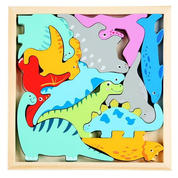 Toys for 2 Year Old Boy Clearance Three-dimensional Puzzle Wooden Toy For Children's Enlightenment