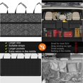 thumbnail image 2 of Organizador de maletero de coche de gran capacidad, organizador de maletero para asiento trasero (42 x 18 pulgadas), bolsa de almacenamiento plegable para coche con 8 bolsillos, SUV,, 2 of 7