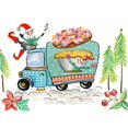 thumbnail image 3 of Del Sol, Ani 14x12 Black Modern Framed Museum Art Print Titled - Donut Elves, 3 of 5