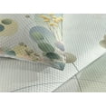 thumbnail image 3 of Ambesonne Eucalyptus Leaves Quilted Coverlet 3 Pcs, Pastel Meadow, King Size, Laurel Green Blue Cream, 3 of 4