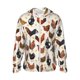 thumbnail image 1 of Fotbe Roosters and Chickens Chaqueta con Protección Solar UPF 50+ para Hombre y Mujer, Camisa con Capucha y Bolsillos-Large, 1 of 7