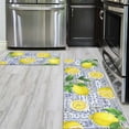 thumbnail image 5 of Lemon Kitchen Rug Mat, Watercolor Lemon Kitchen Rugs Sets of 2 Washable Non-Slip Kitchen Mats for Floor 2 Piece, Lemon Kitchen Decor Decorations, 5 of 6