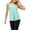 Mint Green, variant on Women's Fast Dry Running Yoga T-Shirt, Loose Fit Exercise Top with Non See Through Fabric for Workout, Gym, Athletic Wear, and Casual Fitness Activities, Moisture Wicking Comfort Black L