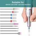 thumbnail image 2 of embout Ponceuse Ongles,10pcs#i Ensemble Foret Ongles Outils Salon Professionnelle, Pour Manucure Pdicure Salon De Maison Utiliser, 2 of 5