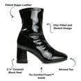 thumbnail image 3 of Journee Collection Womens Reice Square Toe Block Heel Ankle Booties, 3 of 6