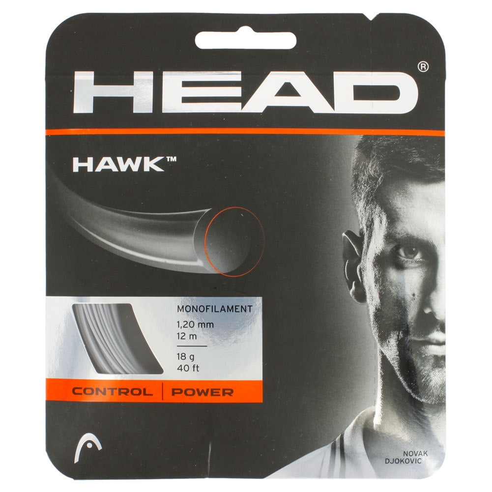 Head Hawk 18G Tennis String Gray (   Grey  )
