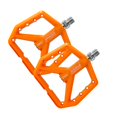thumbnail image 4 of Pedales de Bicicleta Zulema Pedal Plano de Nailon Ultraligeros Universales Naranja, 4 of 8