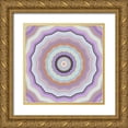 thumbnail image 1 of Auda, Christine 15x15 Gold Ornate Wood Framed with Double Matting Museum Art Print Titled - Mandala Beauty IV, 1 of 4