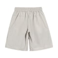 thumbnail image 2 of Men Shorts Casual Cargo Men's Cargo Shorts with Elastic Waist Drawstring,Plus Size Summer Wide Leg Shorts with Multi Zipper Pocket Gray 4XL, 2 of 8