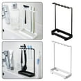 thumbnail image 3 of Toothbrush Rack Metal Stand,Punch-free Toothpaste Razor-Organizers Rack Stand Bathroom Accessories, 3 of 6