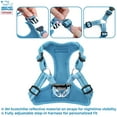 thumbnail image 2 of Voyager Step-in Fully Adjustable Mesh Dog Harness by Best Pet Supplies - Baby Blue, X-Large, 2 of 6