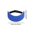 thumbnail image 2 of 2x Correas de almohada de reposapiés almohada de soporte para el cuello con cinturón ajustable Confort de comodidad de comodidad Azul, 2 of 8