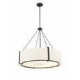 thumbnail image 6 of 28206-MB/WH Millennium Lighting Telfar - 6 Light Pendant-27 Inch Tall and 30 Inch Wide-Matte Black/White Finish, 6 of 6
