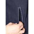 thumbnail image 6 of X RAY JEANS Boy's Wool Varsity Bomber Jacket With Grainy PU Sleevees, Navy/Navy, M, 6 of 10