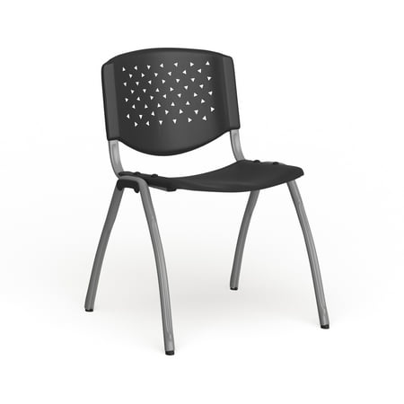 UPC: 0889142659617 | Flash Furniture 880 lb. Capacity Plastic Stack Chair with Powder Coated Frame