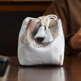 thumbnail image 4 of GINTBN Teapot Storage Bag Drawstring Storage Case Chinese Kung Fu Teaware Bag with Embroidery Portable Travel Tea Set Storage Bag Multi-Function Teacup Container 3.71 x 3.71 x 4.49 inch, 4 of 8