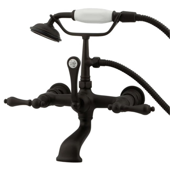 Kingston Brass Clawfoot Tub Filler with Hand Shower - Oil Rubbed Bronze Finish