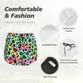 thumbnail image 5 of Running Shorts for Women, Trendy rainbow Leopard cool Workout Athletic Shorts with Pockets, Lounge Yoga Shorts Women, 5 of 7