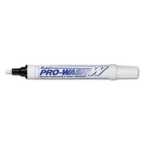 Paint Ritter Paint-Riter®+ Water Removable Marker, White, 1/8 in, Medium Tip ...
