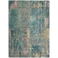 thumbnail image 2 of Addison Rugs Chantille Indoor/Outdoor Transitional Abstract Teal Machine Washable Rectangle Rug, 8' x 10', 2 of 8