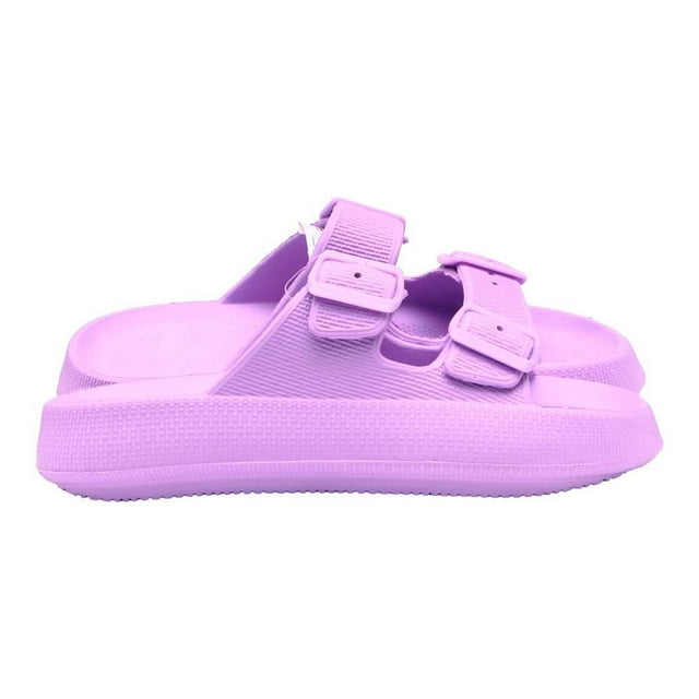 Sandalia George Talla 25 Confort con Hebilla Lila