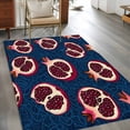 thumbnail image 3 of 3'x5' Area Rugs, Red Blue Fruit Indoor Outdoor Area Rug for Living Room Bedroom, Summer Fruits Geometric Art Washable Bathroom Rugs Kitchen Floor Carpet Mats Home Decor Aesthetic, 3 of 8