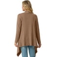 thumbnail image 6 of Cueply Womens Cardigan Long Sleeve Knit Soft Fall Open Front Duster Lightweight Coat with Pocketes, 6 of 7
