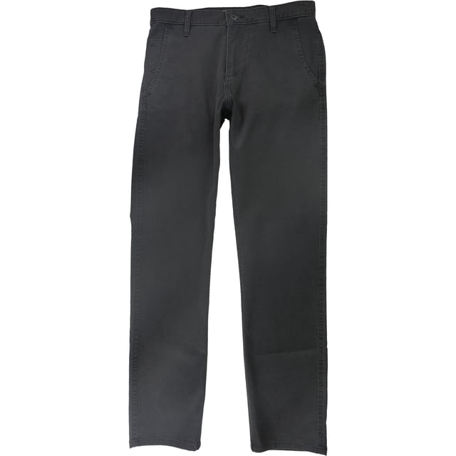 Pantalones Chino Dockers Tapered Alpha Casual para Hombre Gris 30W x 32L