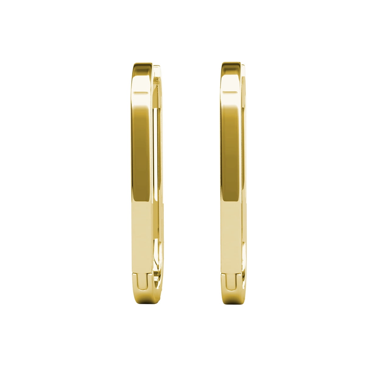 Cate & Chloe Nadia 18k Yellow Gold Plated 24mm Hoop Earrings with Swarovski Crystals Gift for Women
