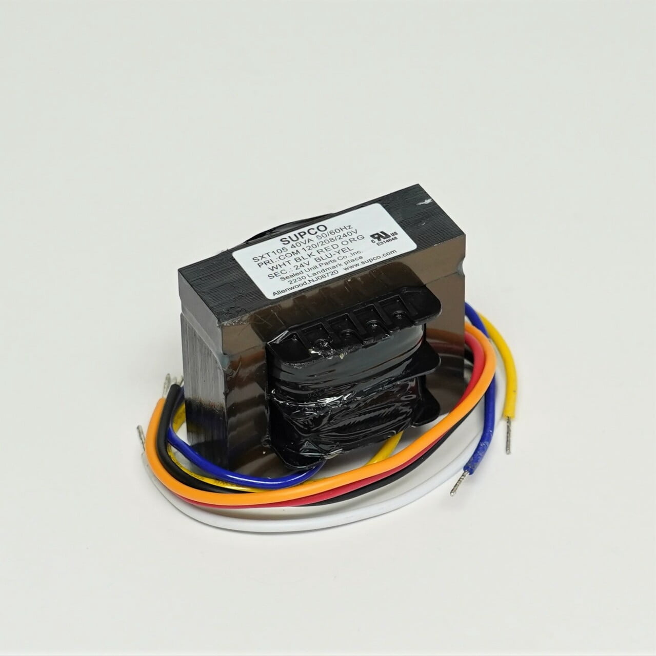 Supco SXT105 Supco SXT105 40VA HVAC Transformer 120/208/240 Volts x 24 Volt  Foot Mount - Walmart.com