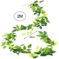 thumbnail image 6 of SunRoad 200CM Artificial Wisteria Flower Garland Realistic Home Wedding Garden Indoor Outdoor Wall Hanging Faux Climbing Floral Greenery Drooping Ivy Decoration, 6 of 8