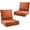 Orange, variant on Giantfurnni Outdoor Deep Seat Cushion 24 X 24 X 6 Inch, Pack of 2, Patio Furniture Cushions with 6 Inch Foam Waterproof & Fade Resistant Perfect for Wicker Chair, Sofa, Couch, Red