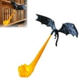 thumbnail image 2 of Desktop Ornament Flame Bookends 3D Gothic Decoration for Halloween Bookshelf with Light, 2 of 9