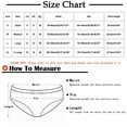 thumbnail image 3 of qolati 3 Pack Seamless Briefs Underwear for Women Soft Cheeky Bikini No Show Ice Silk Underwear Ladies V-Waist Hipsters Panties, 3 of 6